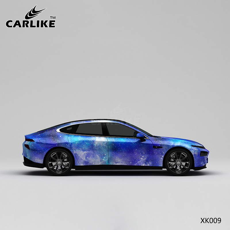 CARLIKE卡莱克™CL-XK-009小鹏蓝色星空车身改色