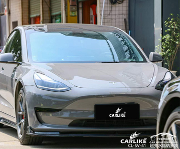 CARLIKE卡莱克™CL-SV-41特斯拉超亮水晶纳多灰全车贴膜