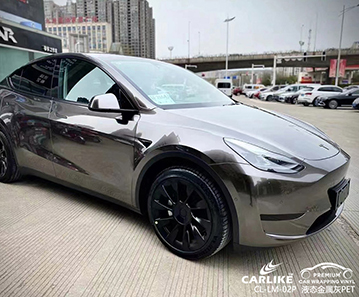 CARLIKE卡莱克™CL-LM-02P特斯拉液态金属灰整车改色