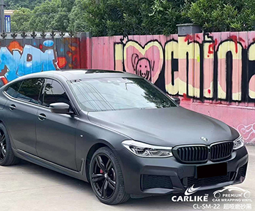 CARLIKE卡莱克™CL-SM-22宝马超哑磨砂黑整车改色
