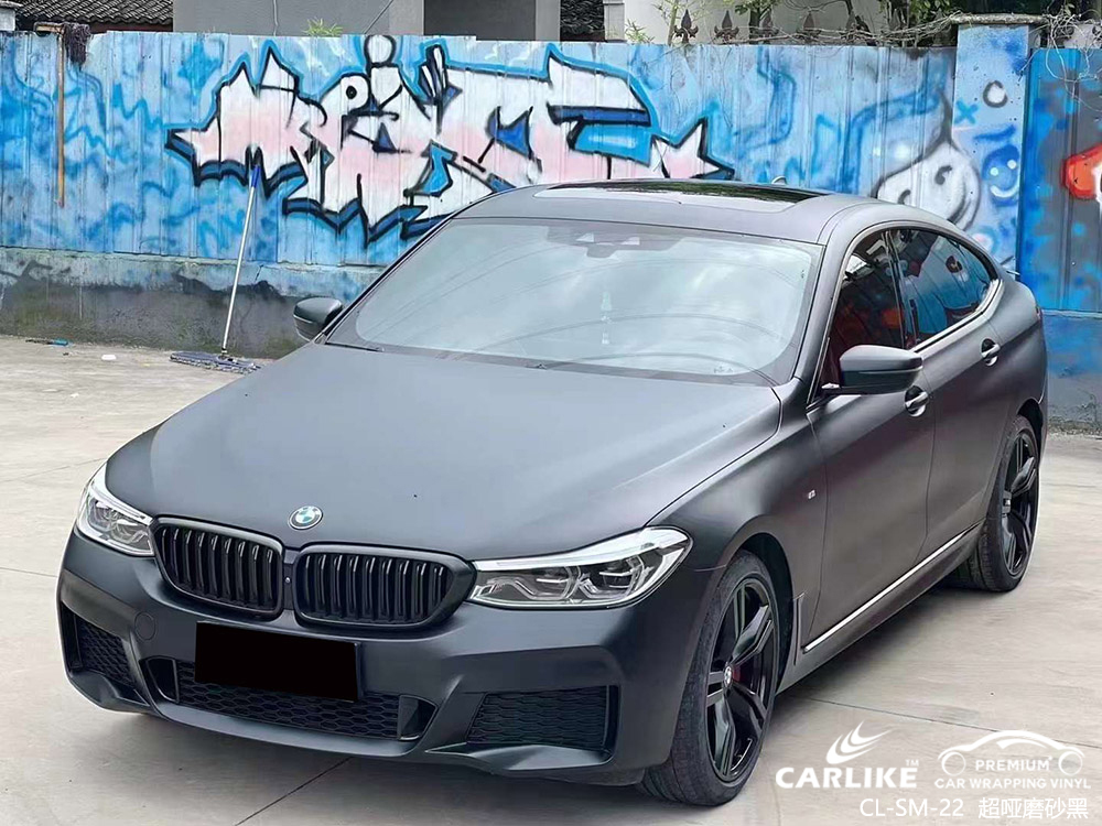 CARLIKE卡莱克™CL-SM-22宝马超哑磨砂黑整车改色