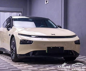 CARLIKE卡莱克™CL-SV-32小鹏超亮水晶象牙白车身贴膜