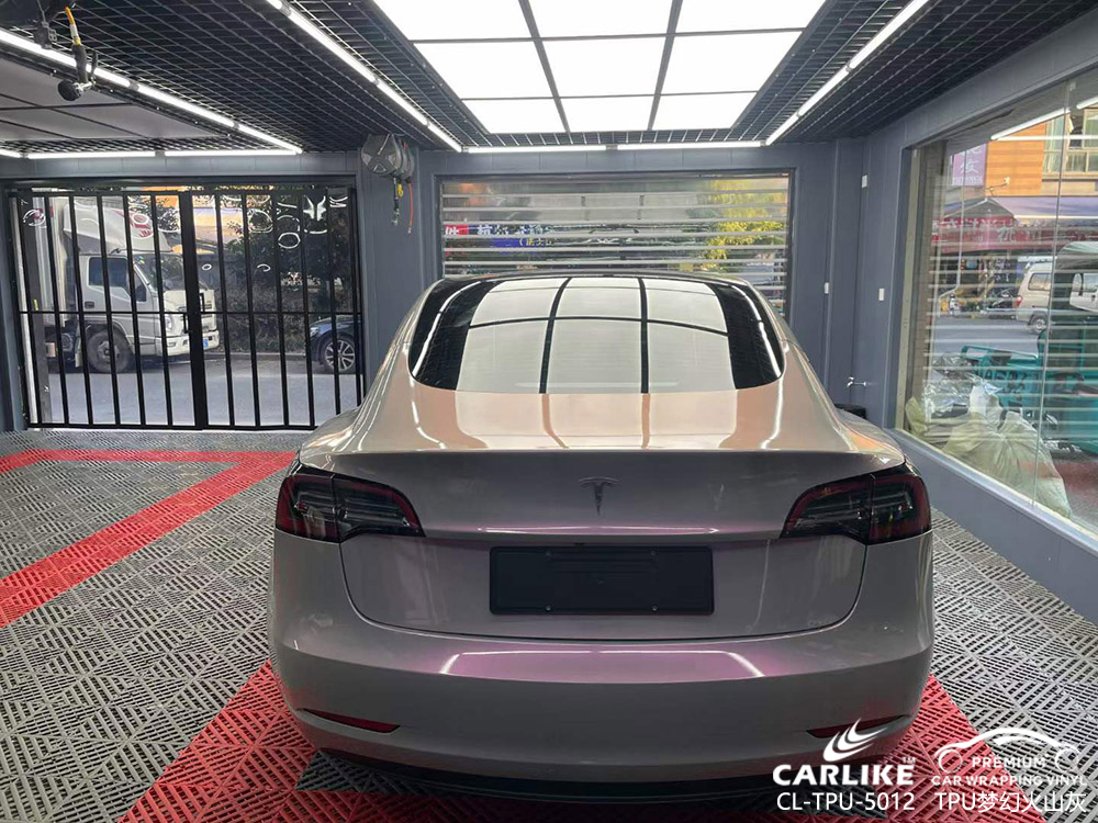 CARLIKE卡莱克™CL-TPU-5012特斯拉TPU梦幻火山灰全车贴膜