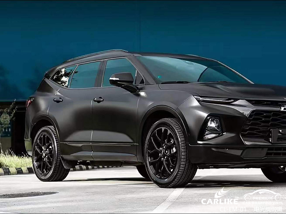 CARLIKE卡莱克™CL-EM-01雪佛兰电光绸缎黑整车贴膜