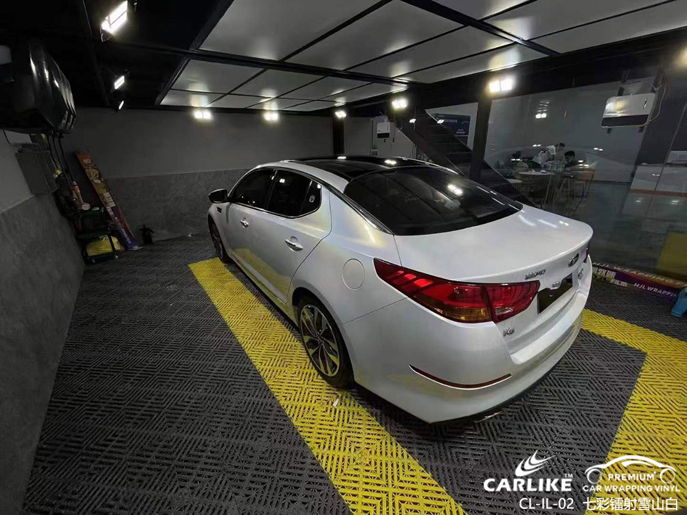 CARLIKE卡莱克™CL-IL-02起亚七彩镭射白车身贴膜