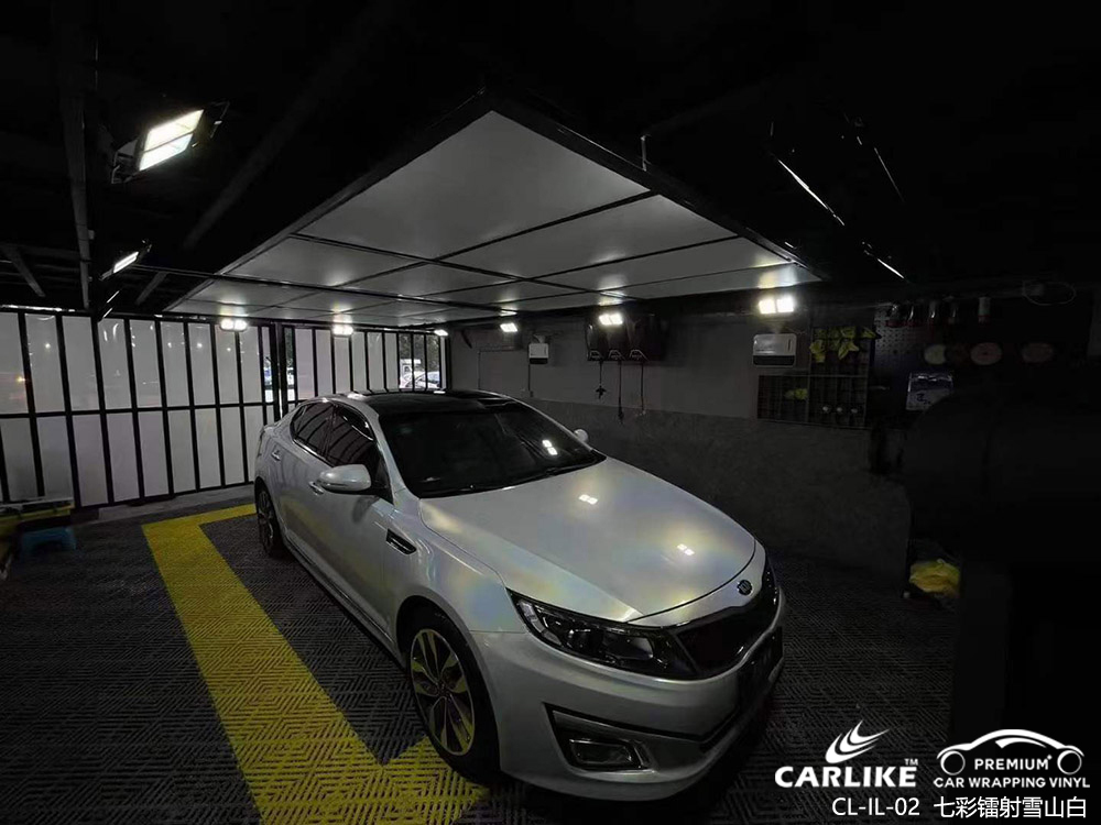 CARLIKE卡莱克™CL-IL-02起亚七彩镭射白车身贴膜