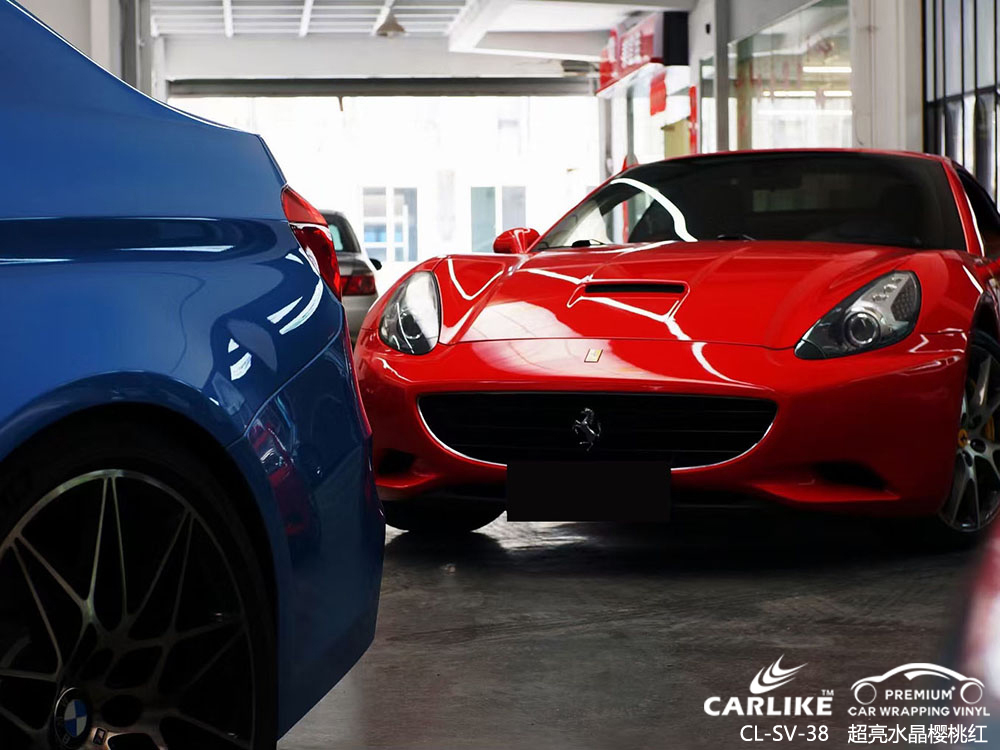 CARLIKE卡莱克™CL-SV-38法拉利超亮水晶樱桃红汽车改色