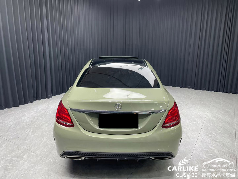 CARLIKE卡莱克™CL-SV-30奔驰超亮水晶卡其绿整车贴膜