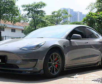CARLIKE卡莱克™CL-TPU-5005特斯拉TPU水晶纳多灰车身贴膜