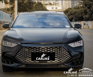 CARLIKE卡莱克™CL-MS-01比亚迪超哑绸缎典雅黑车身改色