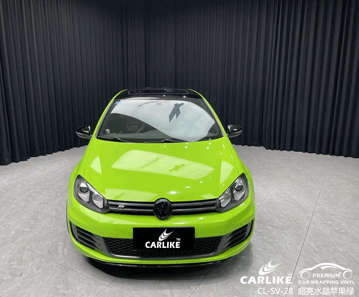 CARLIKE卡莱克™CL-SV-28大众超亮水晶苹果绿整车改色
