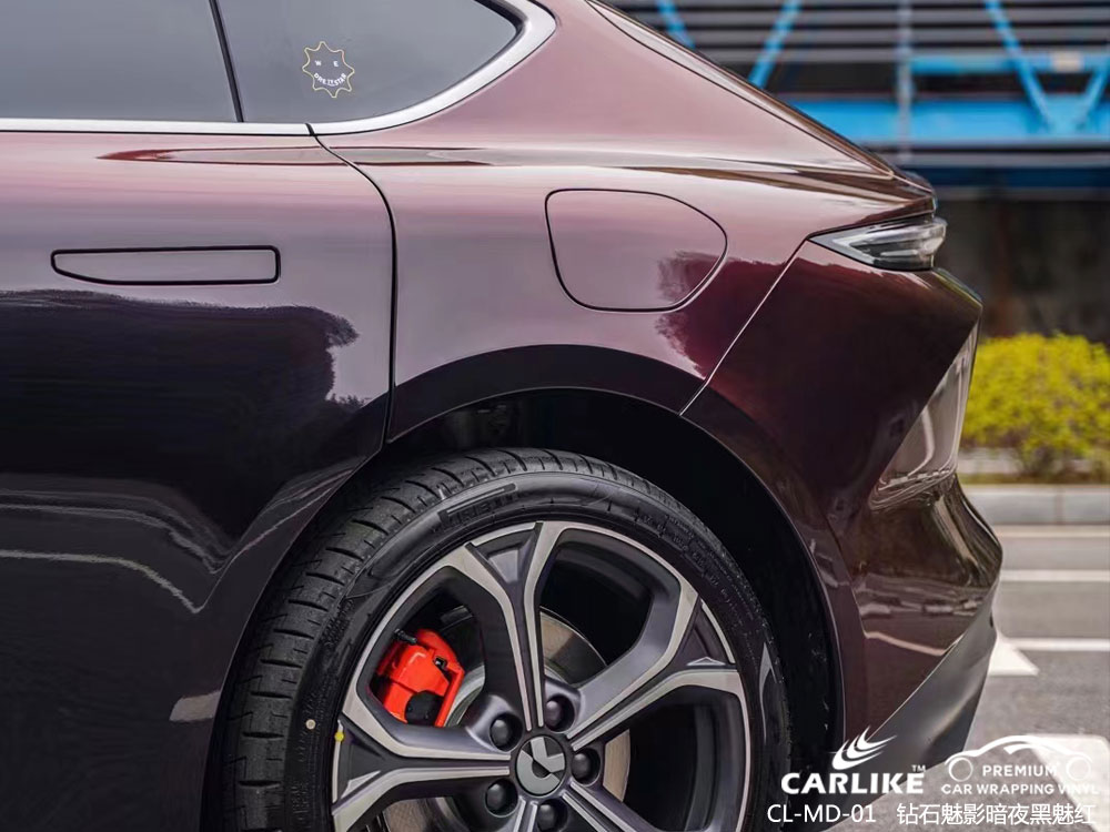 CARLIKE卡莱克™CL-MD-01蔚来钻石魅影暗夜黑魅红车身改色