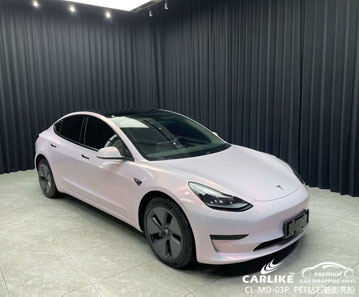 CARLIKE卡莱克™CL-MD-03P特斯拉PET钻石魅影亮粉汽车贴膜