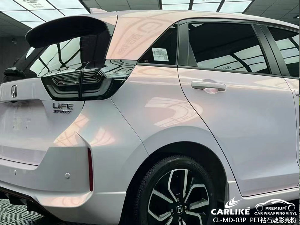 CARLIKE卡莱克™CL-MD-03P理想PET钻石魅影亮粉整车改色