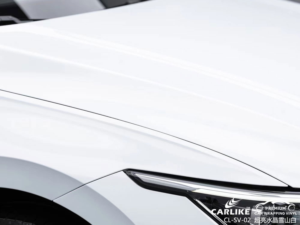 CARLIKE卡莱克™CL-SV-01大众超亮水晶雪山白汽车改色
