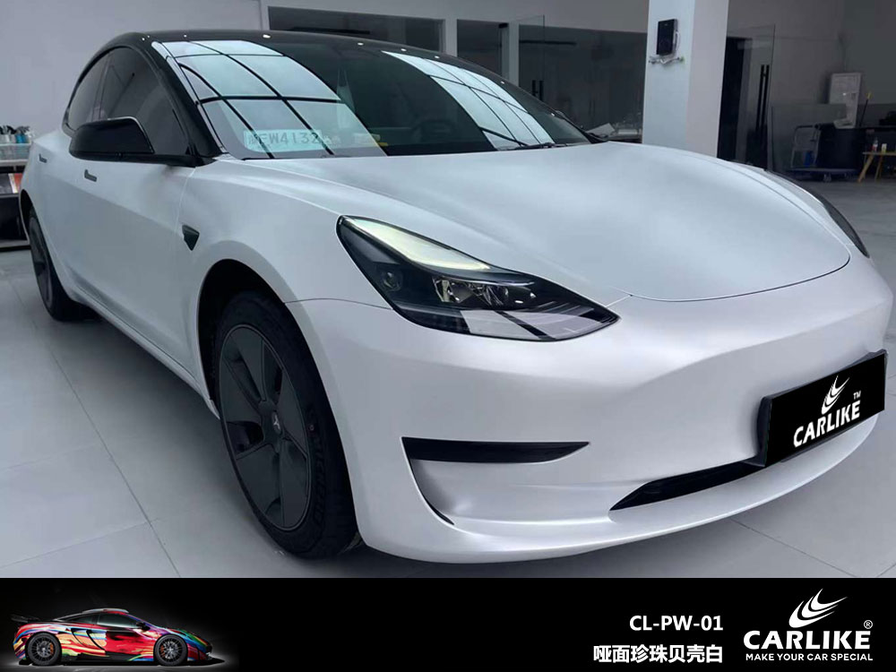 CARLIKE卡莱克™CL- LM-07特斯拉液态金属奥维拉紫全车贴膜