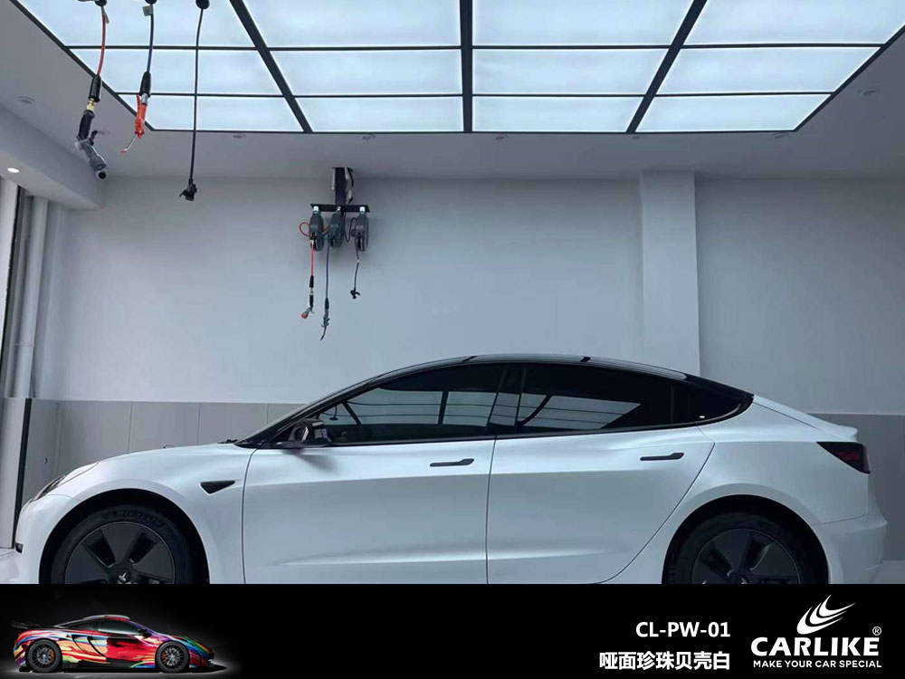 CARLIKE卡莱克™CL- LM-07特斯拉液态金属奥维拉紫全车贴膜