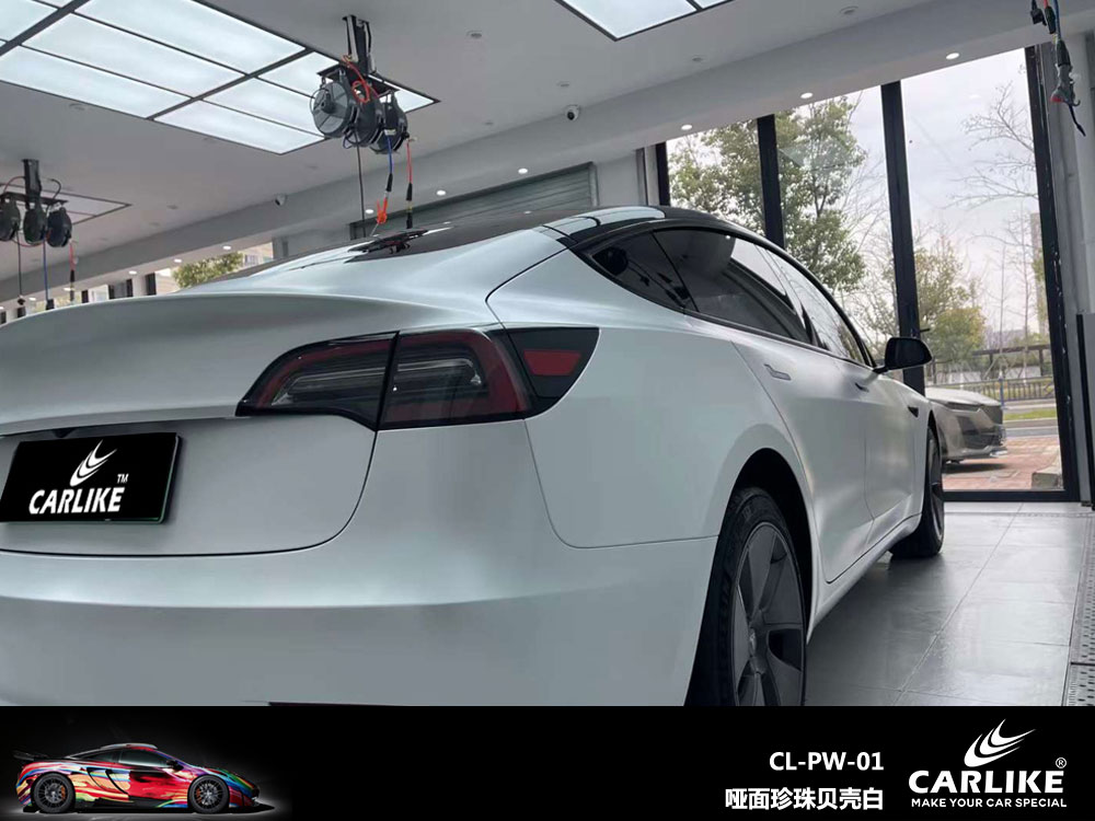 CARLIKE卡莱克™CL- LM-07特斯拉液态金属奥维拉紫全车贴膜