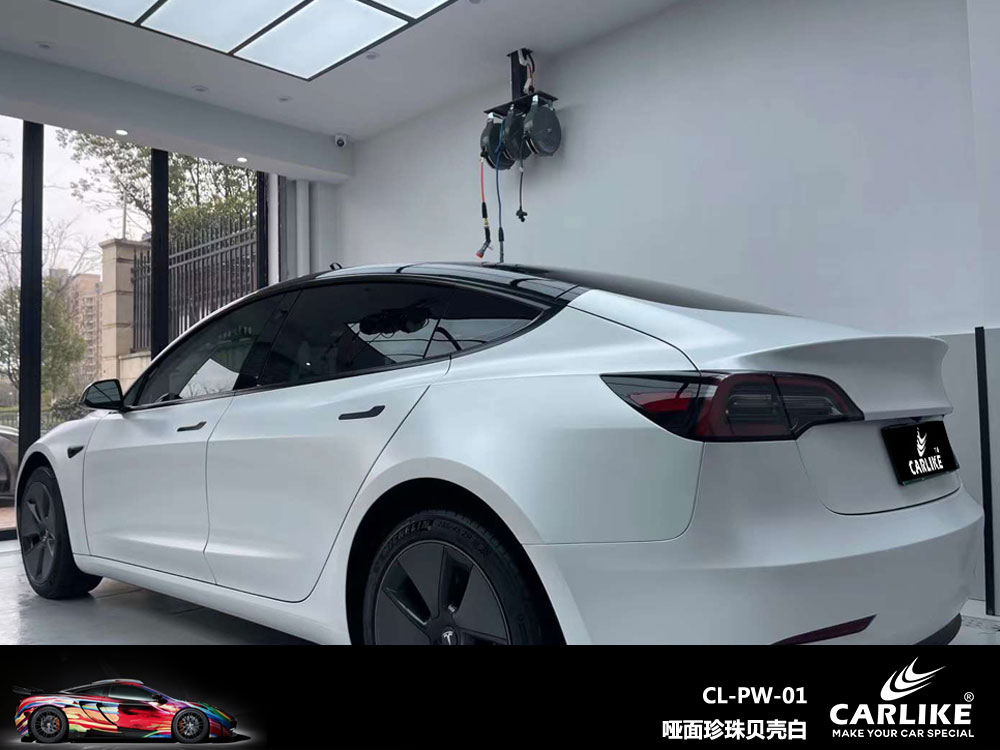 CARLIKE卡莱克™CL- LM-07特斯拉液态金属奥维拉紫全车贴膜