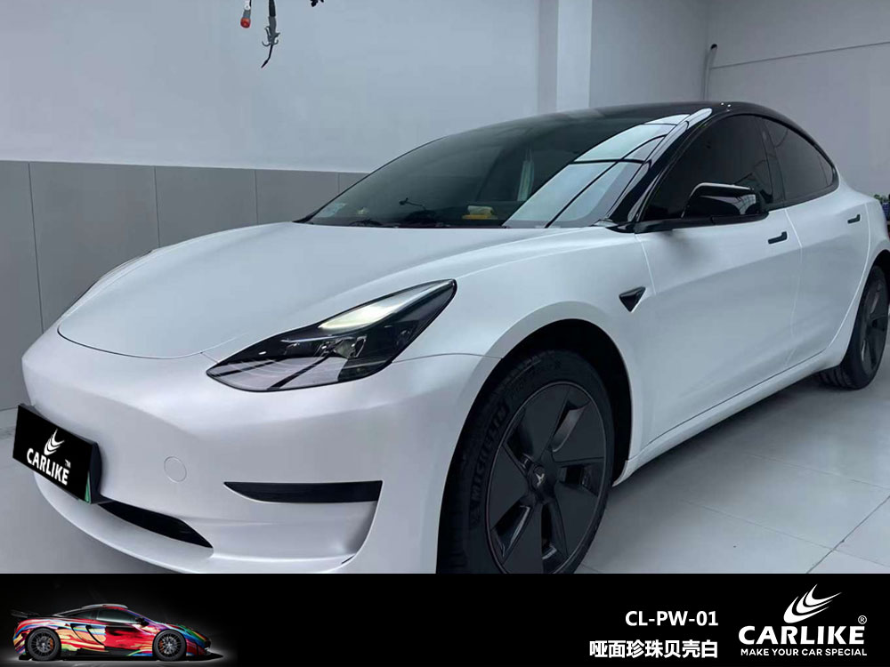 CARLIKE卡莱克™CL- LM-07特斯拉液态金属奥维拉紫全车贴膜