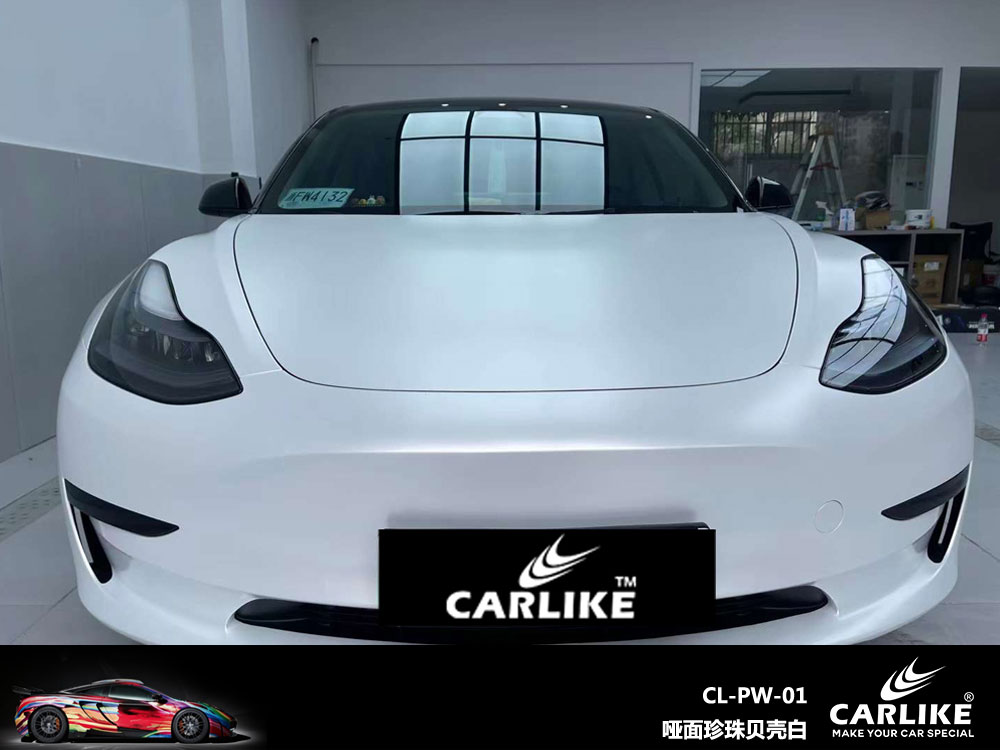 CARLIKE卡莱克™CL- LM-07特斯拉液态金属奥维拉紫全车贴膜