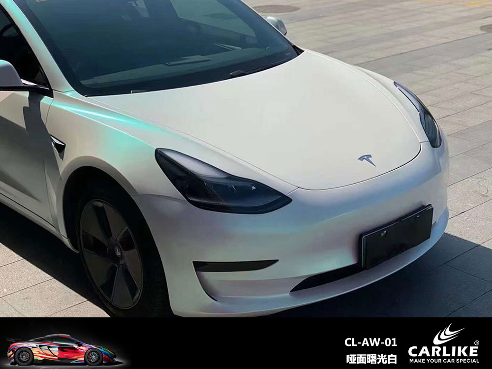 CARLIKE卡莱克™CL-SJ-08奥迪超亮水晶浅水泥灰全车贴膜