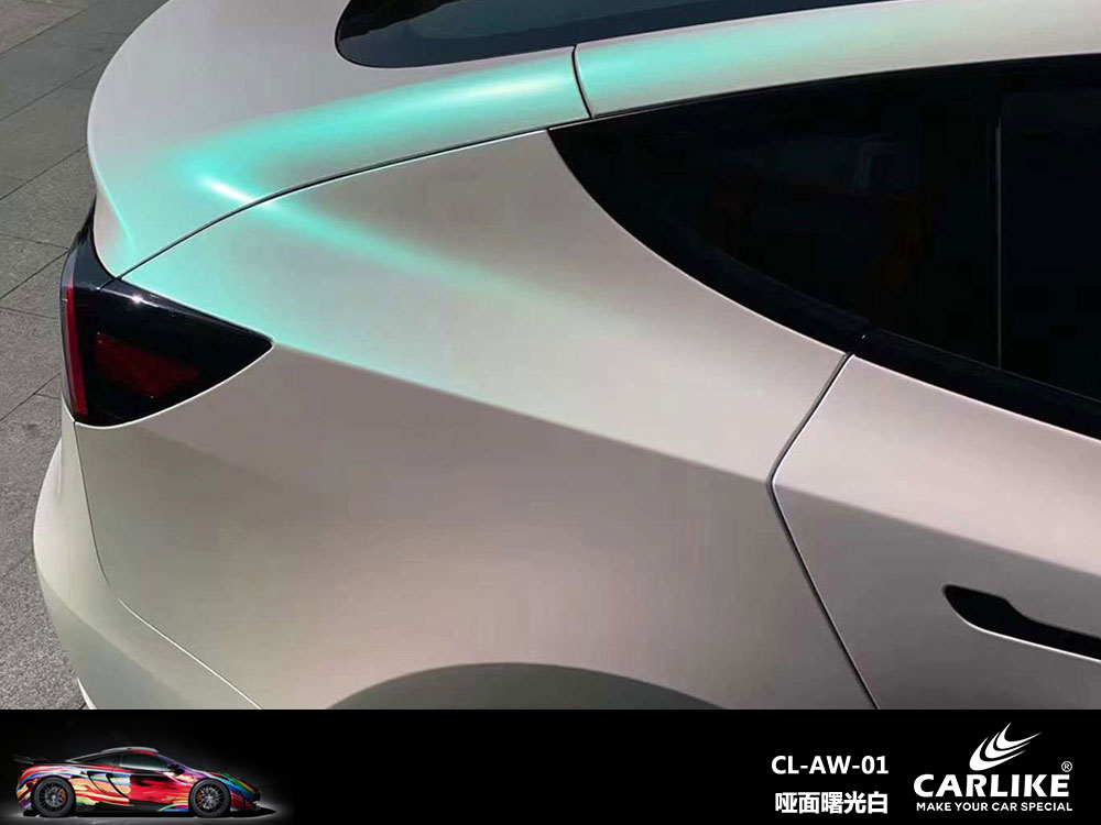 CARLIKE卡莱克™CL-SJ-08奥迪超亮水晶浅水泥灰全车贴膜