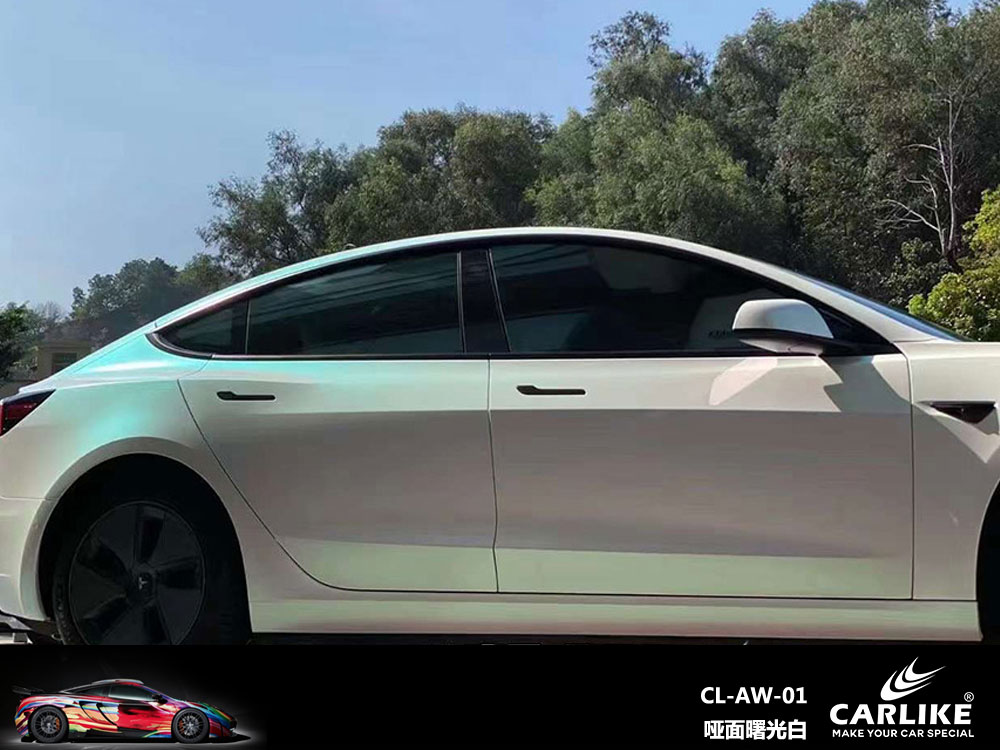 CARLIKE卡莱克™CL-SJ-08奥迪超亮水晶浅水泥灰全车贴膜