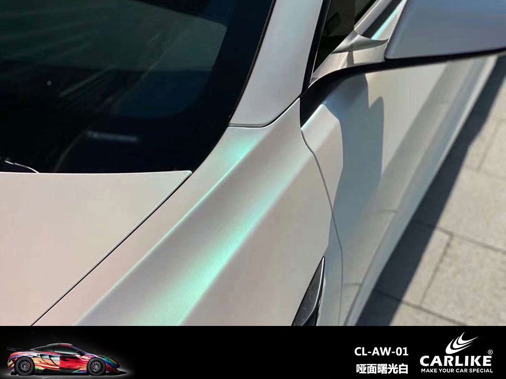 CARLIKE卡莱克™CL-SJ-08奥迪超亮水晶浅水泥灰全车贴膜