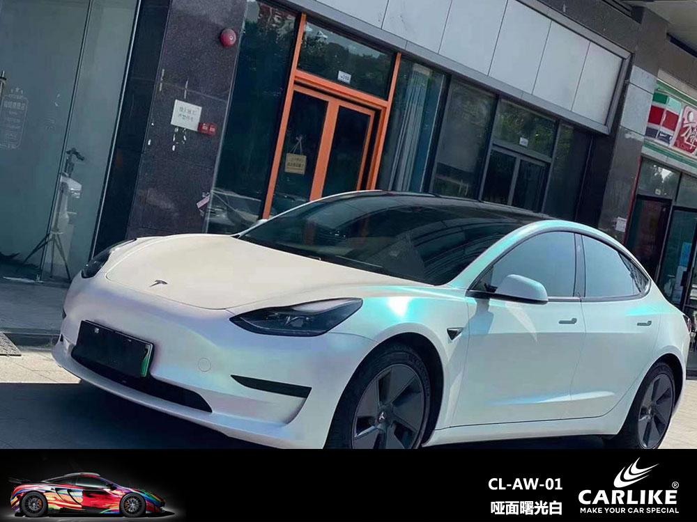 CARLIKE卡莱克™CL-SJ-08奥迪超亮水晶浅水泥灰全车贴膜