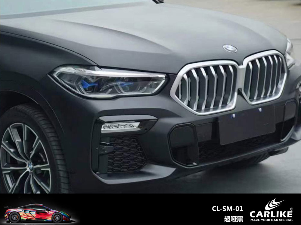 CARLIKE卡莱克™CL-SM-01宝马超哑黑车身改色