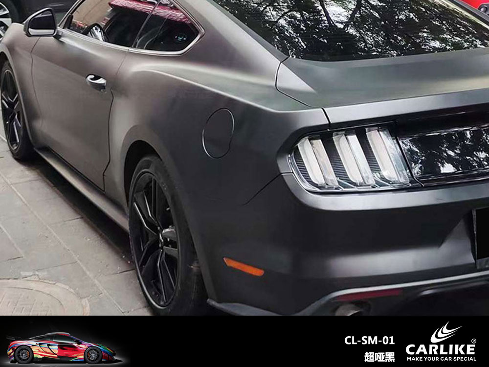 CARLIKE卡莱克™CL-SM-01野马超哑黑汽车改色