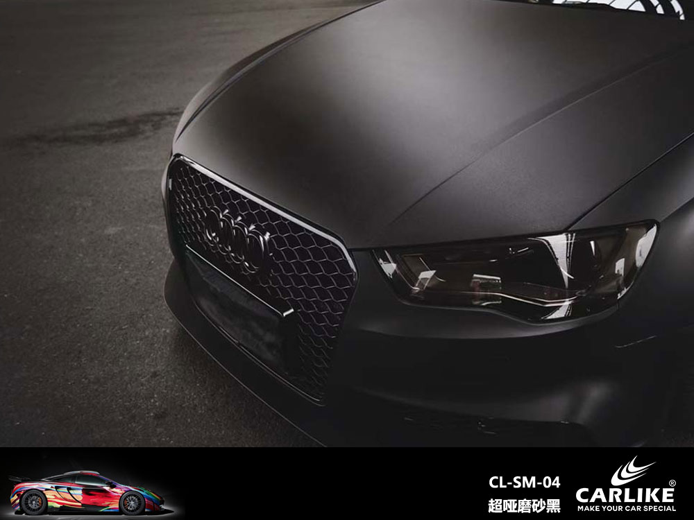 CARLIKE卡莱克™CL-SM-04宝马超哑磨砂黑全车贴膜