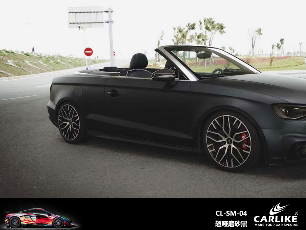 CARLIKE卡莱克™CL-SM-04宝马超哑磨砂黑全车贴膜
