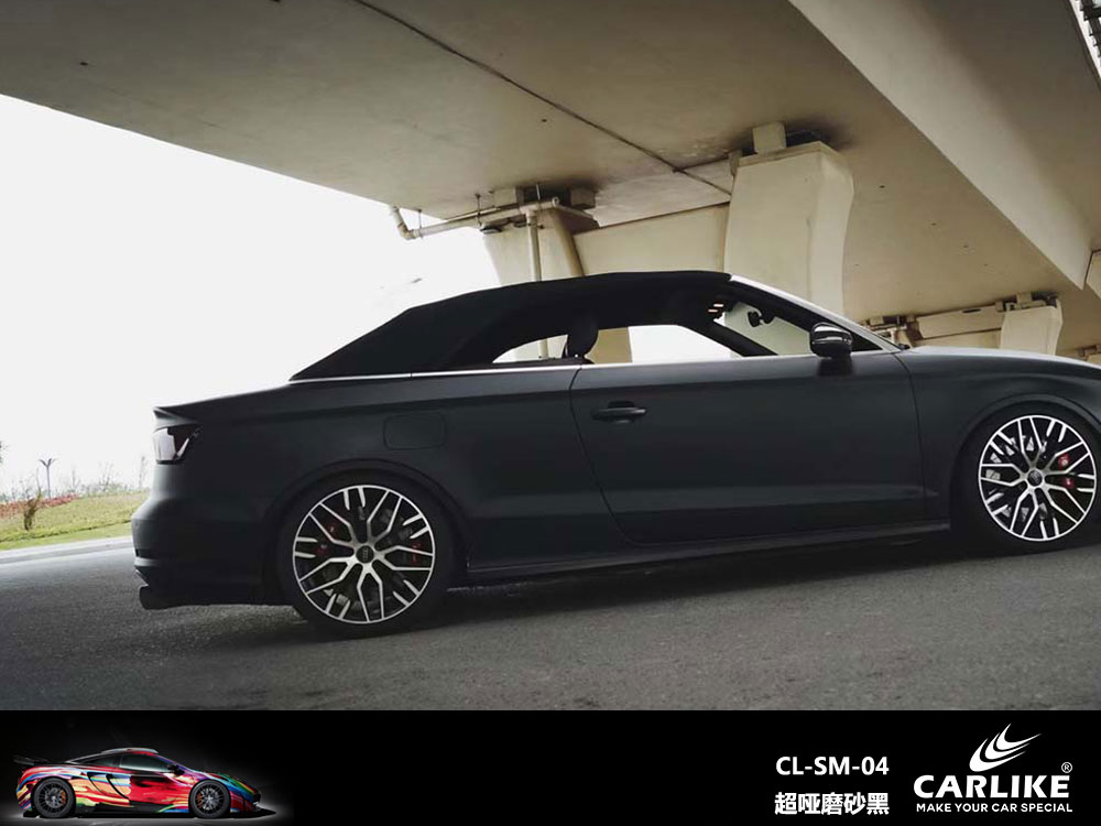 CARLIKE卡莱克™CL-SM-04宝马超哑磨砂黑全车贴膜