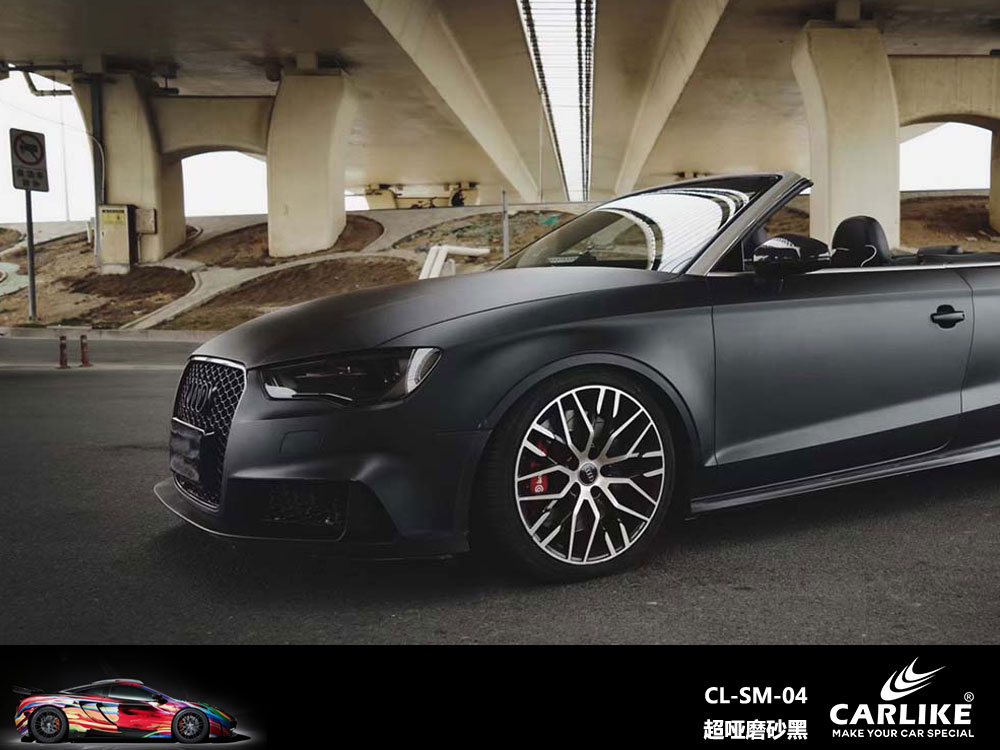 CARLIKE卡莱克™CL-SM-04宝马超哑磨砂黑全车贴膜