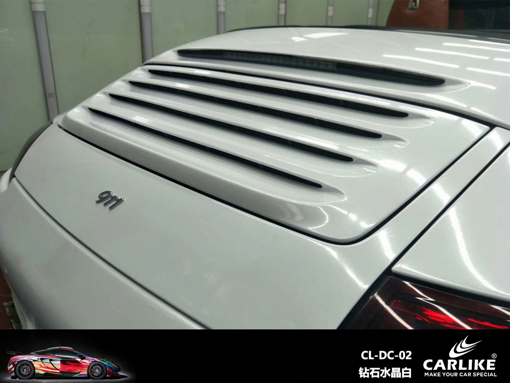 CARLIKE卡莱克™CL-DC-02保时捷钻石水晶白全车贴膜