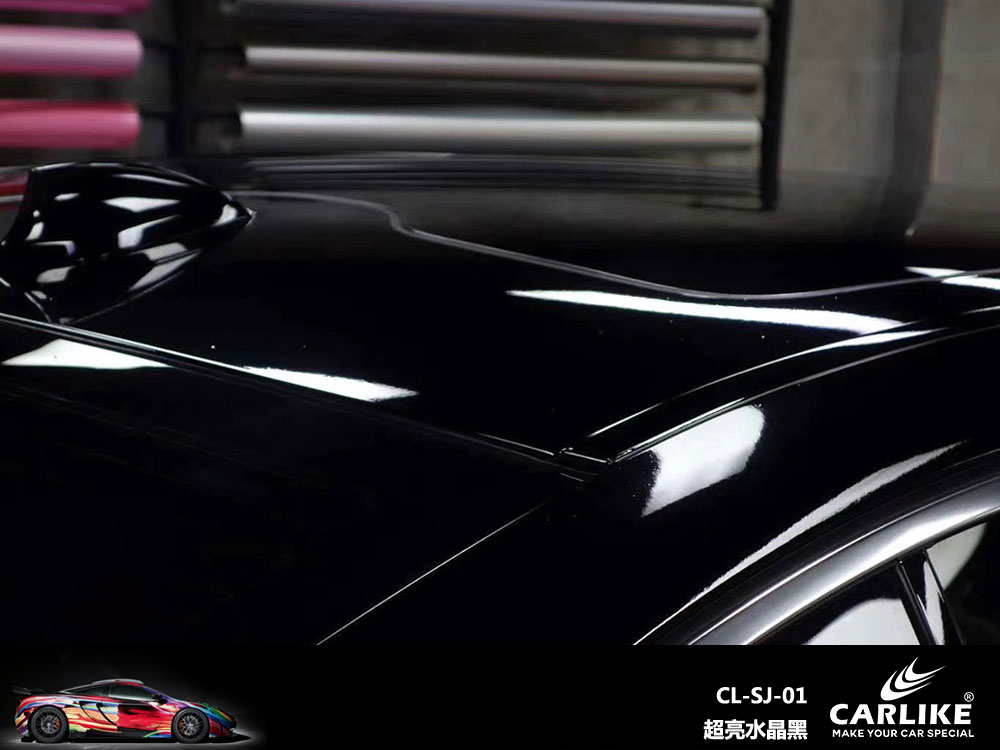 CARLIKE卡莱克™CL-EG-01宝马超亮金属金钻黑全车贴膜