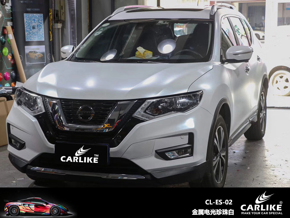 CARLIKE卡莱克™CL-ES-02大众金属电光珍珠白全车贴膜