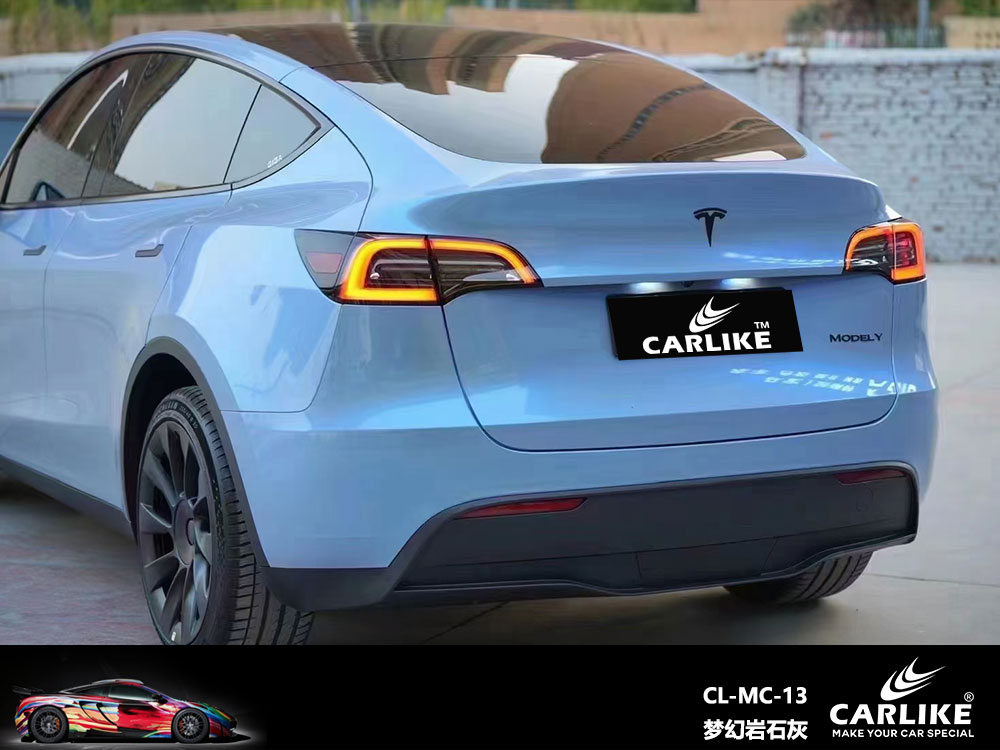 CARLIKE卡莱克™CL-MC-13特斯拉梦幻岩石灰全车贴膜