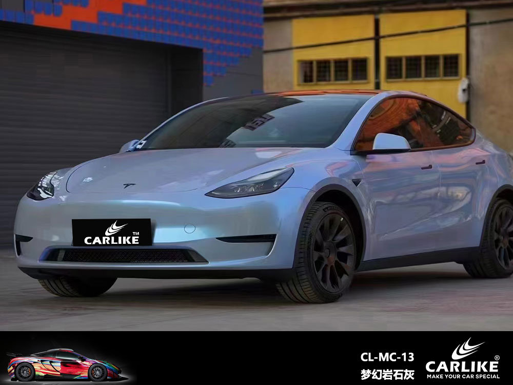 CARLIKE卡莱克™CL-MC-13特斯拉梦幻岩石灰全车贴膜