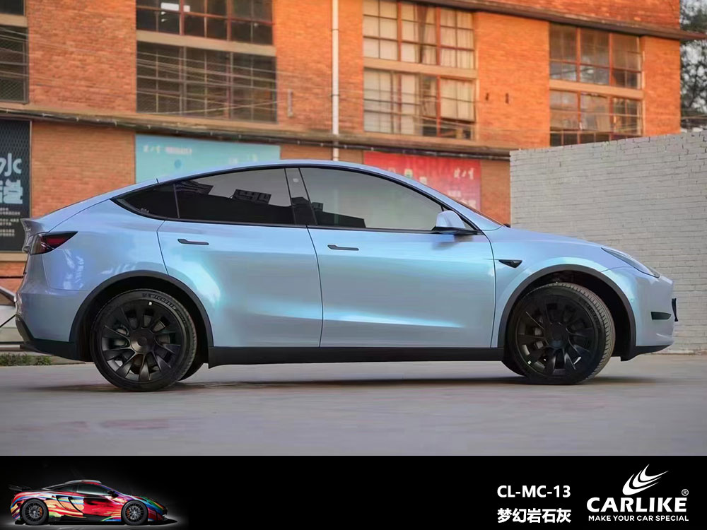 CARLIKE卡莱克™CL-MC-13特斯拉梦幻岩石灰全车贴膜
