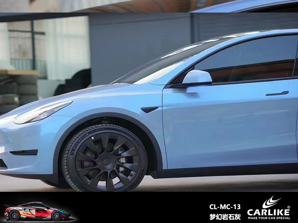 CARLIKE卡莱克™CL-MC-13特斯拉梦幻岩石灰全车贴膜