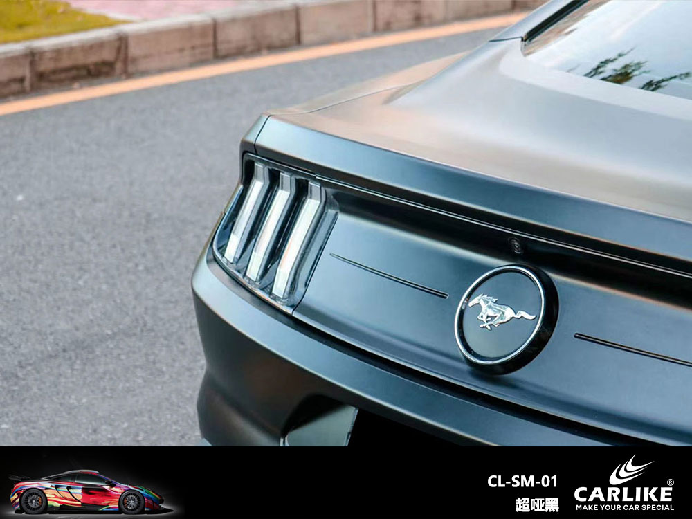 CARLIKE卡莱克™CL-SM-01野马超哑黑全车贴膜