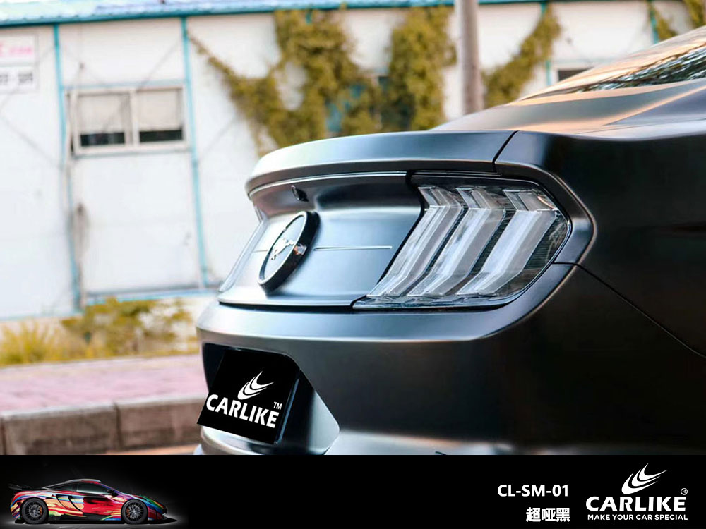 CARLIKE卡莱克™CL-SM-01野马超哑黑全车贴膜