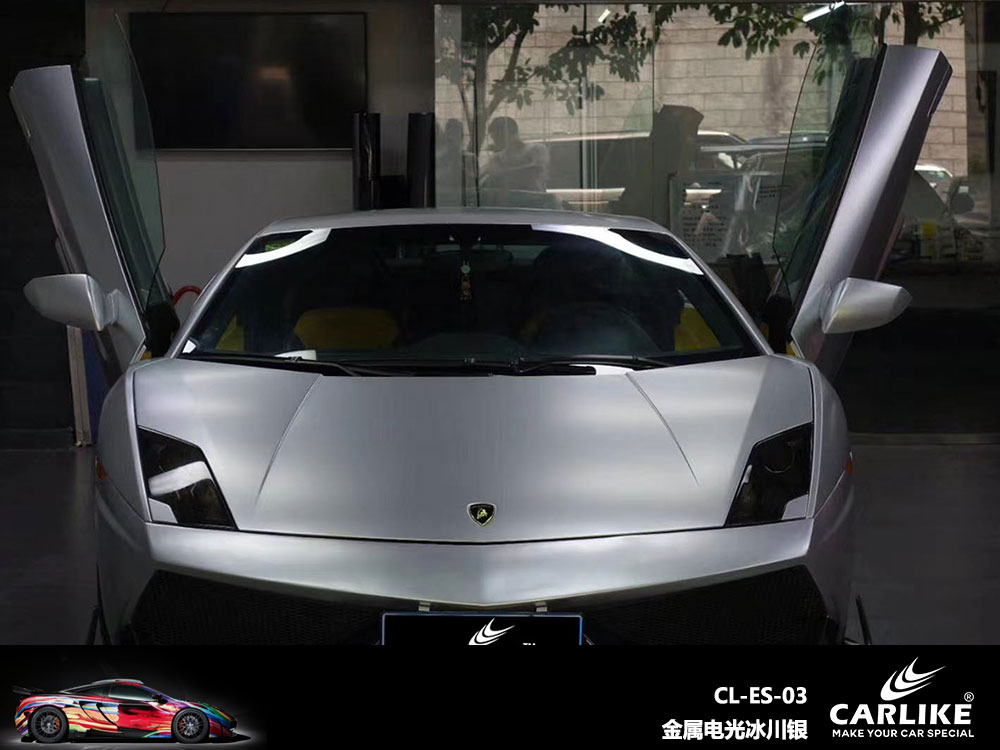 CARLIKE卡莱克™CL-ES-03保时捷金属电光冰川银全车贴膜