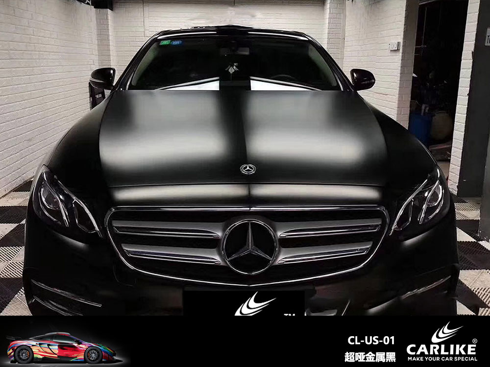 CARLIKE卡莱克™CL-US-01奔驰超哑金属黑全车贴膜