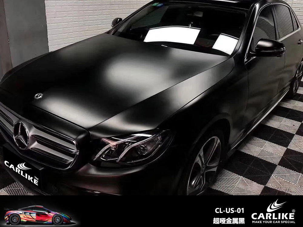 CARLIKE卡莱克™CL-US-01奔驰超哑金属黑全车贴膜