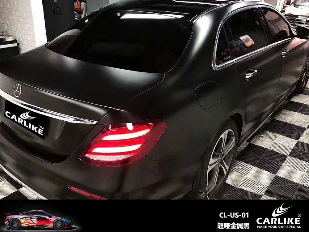 CARLIKE卡莱克™CL-US-01奔驰超哑金属黑全车贴膜
