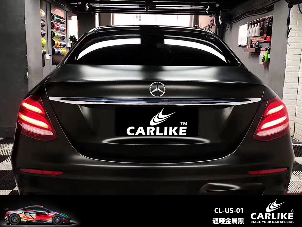 CARLIKE卡莱克™CL-US-01奔驰超哑金属黑全车贴膜